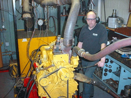 Testing large engine